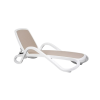 Picture of Sunlounger, alfa, polypropylene, white tortora, 194.5x71 cm