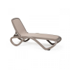 Picture of Sunlounger, omega,polypropylene, tortora-tortora,194.5x69 cm