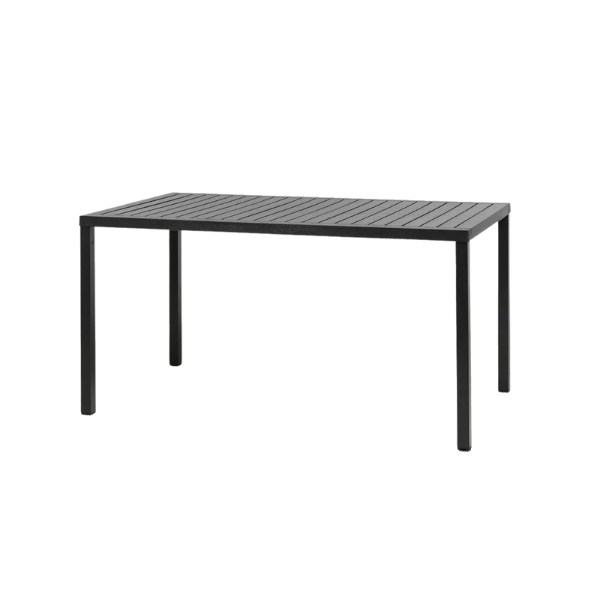 Picture of Table, cube, polypropylene, anthracite coated, 140x80 cm