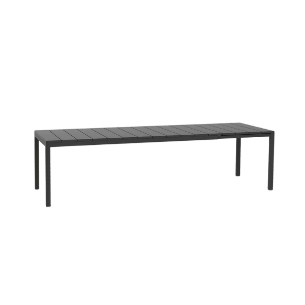 Picture of Table, rio 210, extensible,polypropylene,  anthracite coated anthracite, 210/280-100 cm