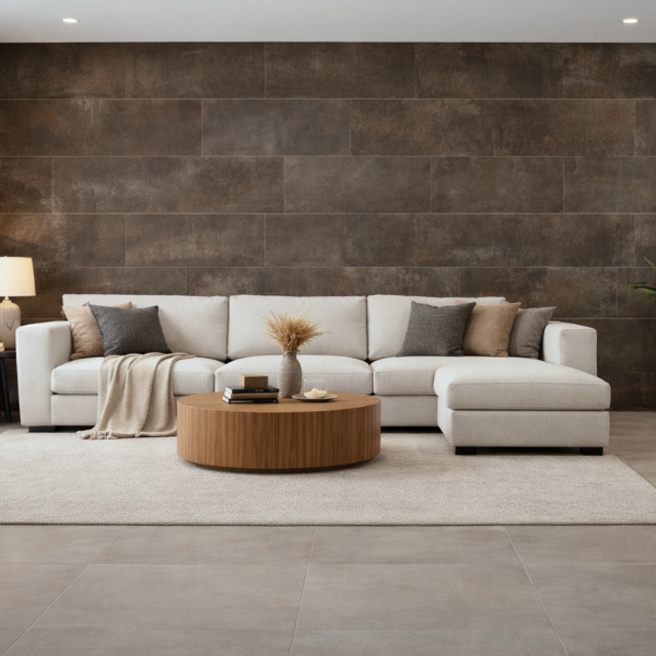 Picture of Floor tile kenya, concrete effect, matt, 9.5mm 20x60