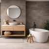 Picture of Floor tile potsdam, concrete effect, matt, 9.5mm 20x60