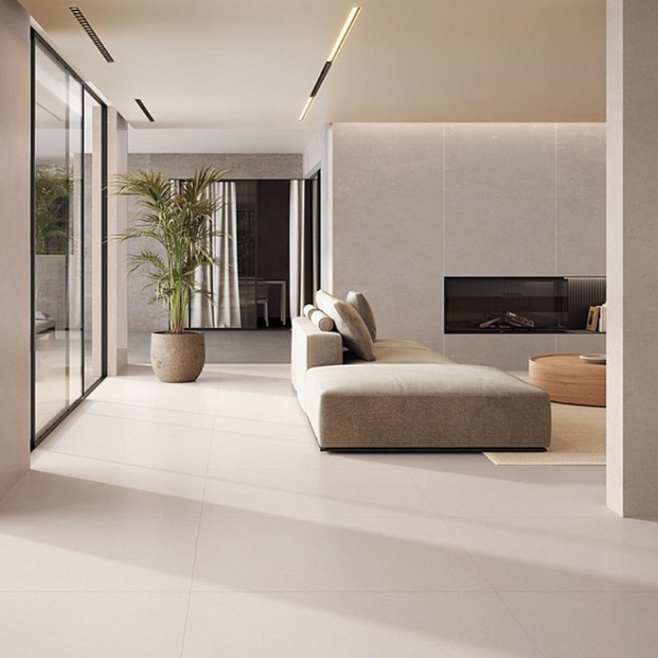 Picture of Floor tile castroreale, stone effect, matt, 9mm 90x90