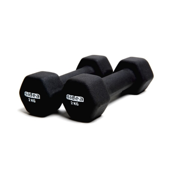 Picture of Hex neoprene dumbbell, metal,  2kg x2