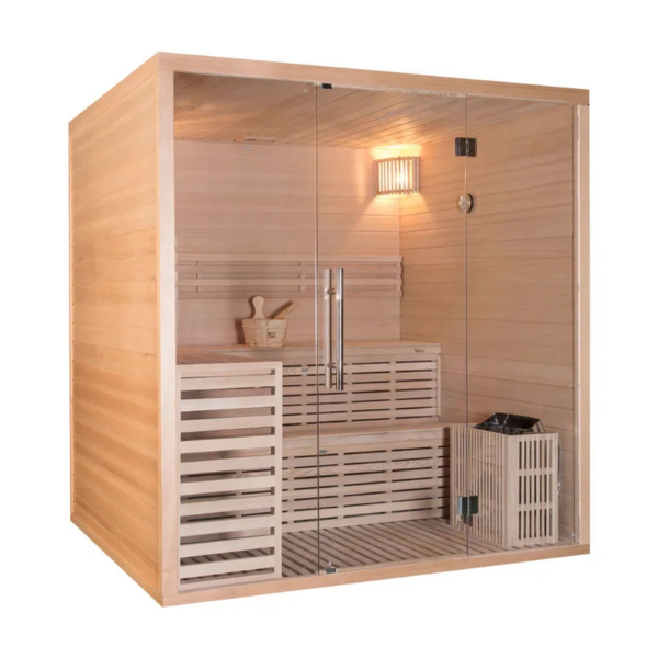 Picture of Serenis finnish sauna, hemlock wood, 180x150x210cm