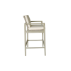 Picture of Stool, oslo, teak grey, sand, 57.8x57.8x112.3cm