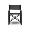 Picture of Chair with armrest, alor, aluminium, anthracite, 58.5x59.8x84.15cm