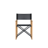 Picture of Chair with armrest, alor, teak natural, black, 58.5x59.8x84.15cm