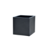 Picture of Vase, cube, concrete surface, charcoal, 60x60x60cm