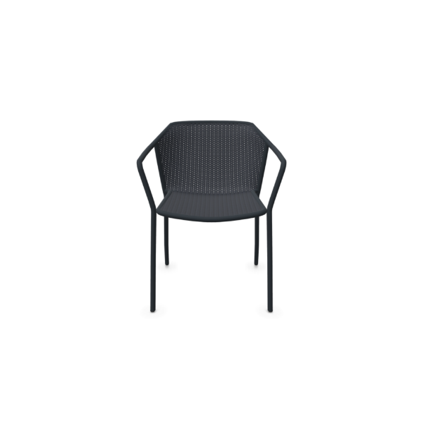 Picture of Chair with armrest, darwin,  antique iron,  53 x 54 x 77 cm
