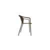 Picture of Chair with armrest, darwin,  dark brown ,  53 x 54 x 77 cm