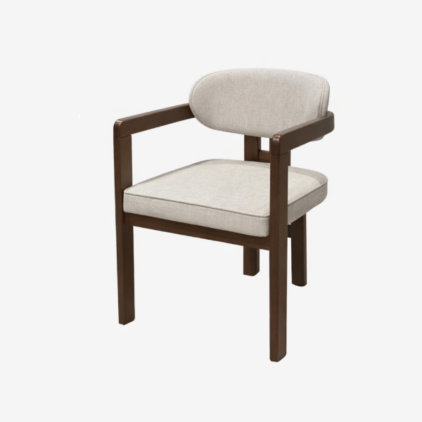Picture of Chair, etton, fabric+wood, 52x57x79 (h) cm