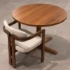 Picture of Chair, etton, fabric+wood, 52x57x79 (h) cm