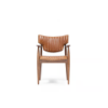 Picture of Chair, gusto, leather+wood, brown, 60x58x87 (h) cm