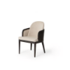 Picture of Chair, lavin wicker, leather+ wood, 53x57x85 (h) cm