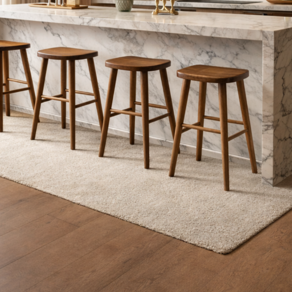 Picture of Counter stool, legend, wood, brown, 56x53x60 (h) cm
