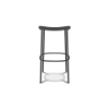 Picture of Bar stool, trick, steel, anthracite, 35x45x75cm