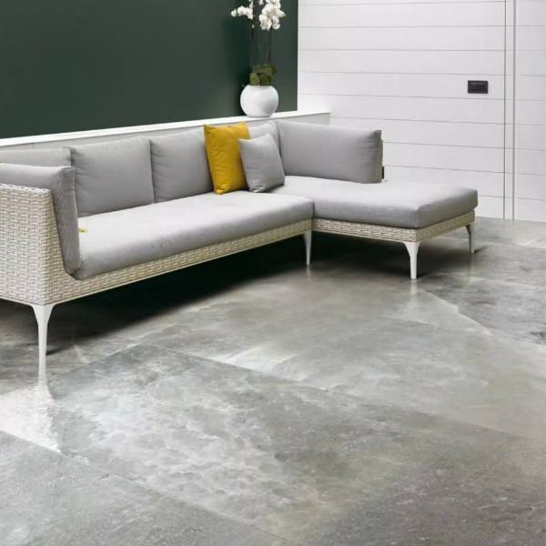 Picture of Floor tile rock salt, stone effect, matt, 6mm 120x240