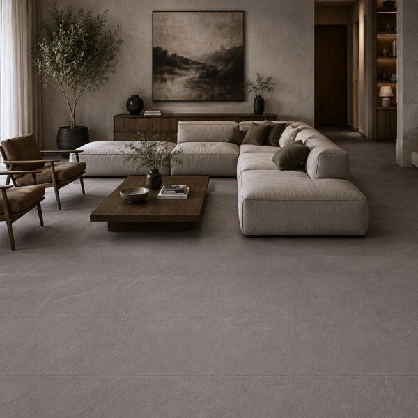 Picture of Floor tile newton, cement effect, matt, 60x60