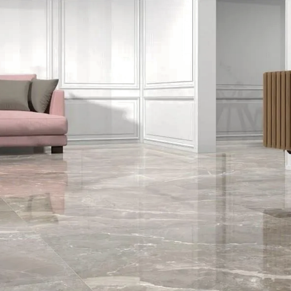 Picture of Floor tile earthstone, stone effect, glossy, 60x120