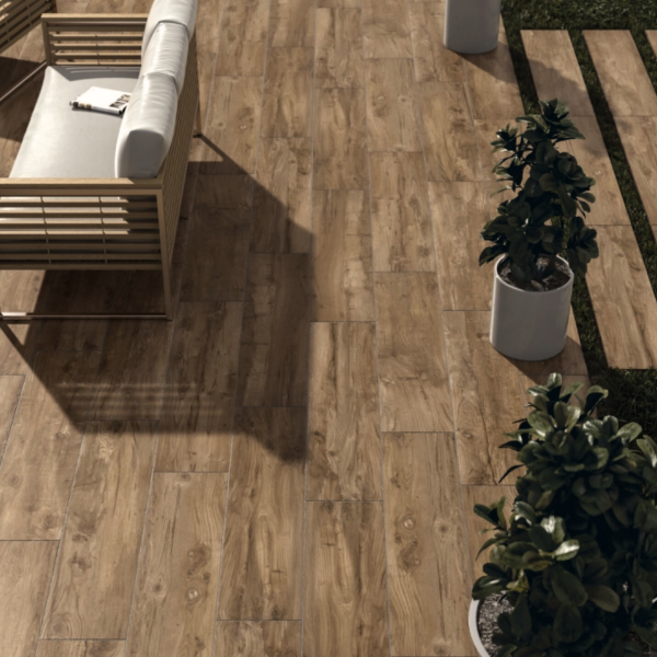 Picture of Floor tile nebraska, wood effect, structured, 20mm 30x120.5