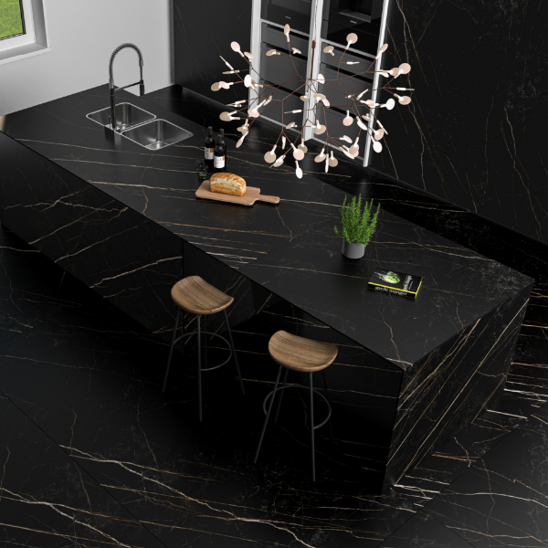 Picture of Floor tile kalahari, marble effect, matt, 6mm 120x280