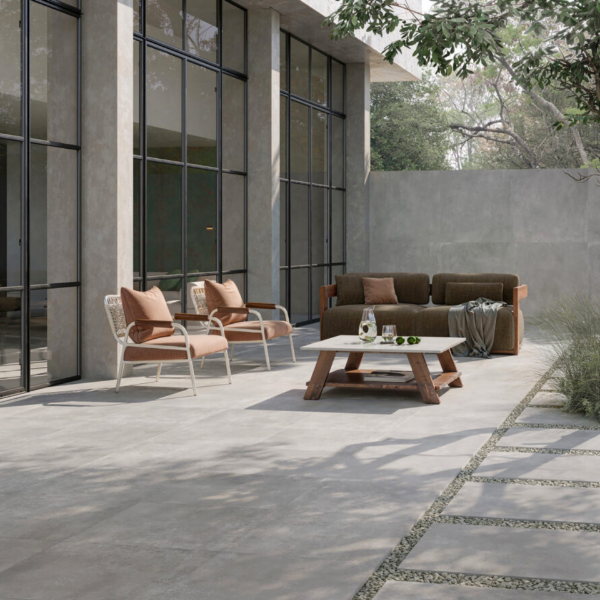 Picture of Floor tile urban, cement effect, structured, 20mm 76x76