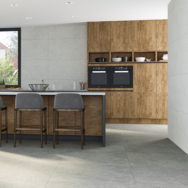 Picture of Floor tile infinity, cement effect, grip, 9mm 120x120