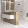 Picture of Floor tile precious, marble effect, matt, 9mm 120x120