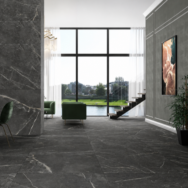 Picture of Floor tile toulouse, stone effect, matt, 9mm 120x120