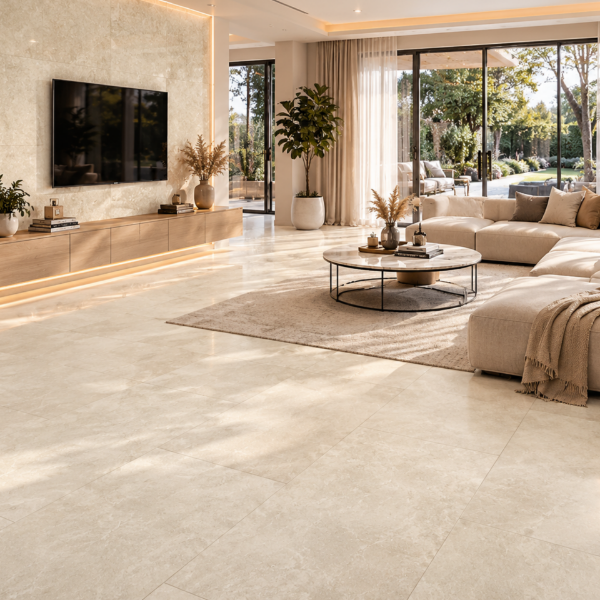 Picture of Floor tile babilon, stone effect, matt, 9mm 60x120