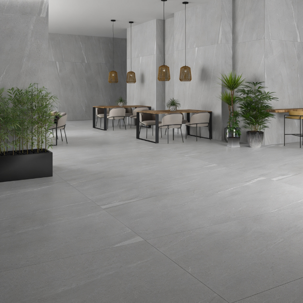 Picture of Floor tile lington, stone effect, matt, 9mm 60x120
