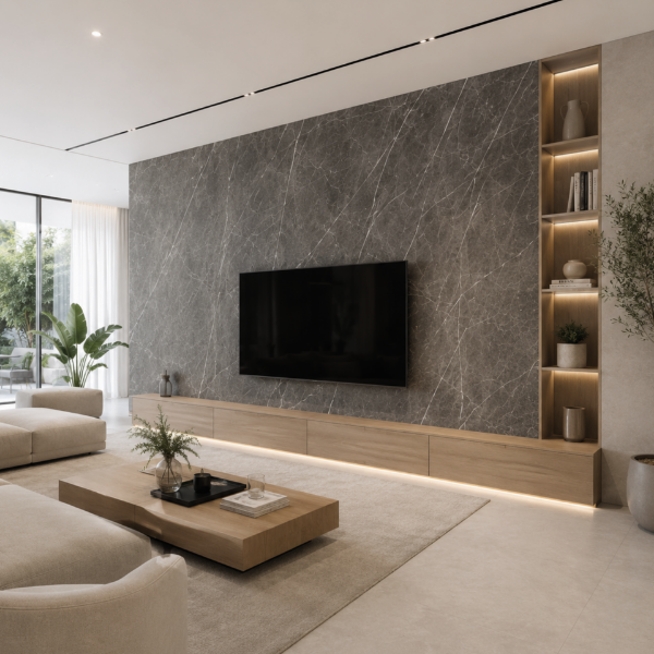 Picture of Floor tile marble, marble effect, lappato, 12mm 160x320