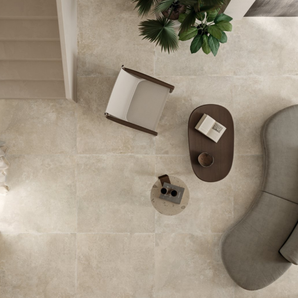 Picture of Floor tile glocal, concrete effect, matt, 9mm 120x120