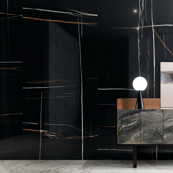 Picture of Floor tile sahara, marble effect, glossy, 6mm 120x278