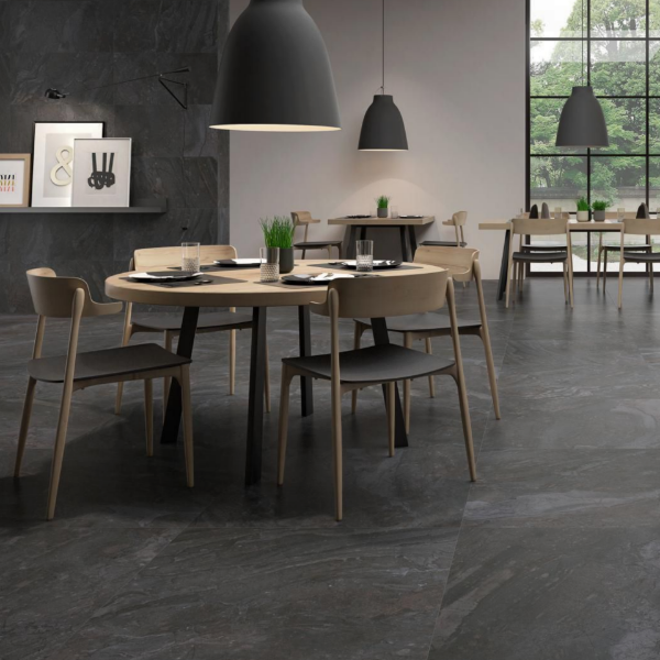 Picture of Floor tile manaos, stone effect, matt, 10.5mm 90x90