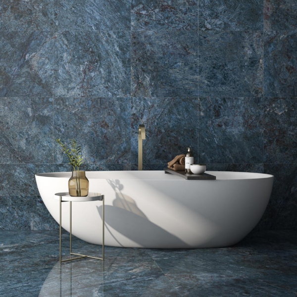 Picture of Floor tile kionia, marble effect, glossy, 9mm 120x120