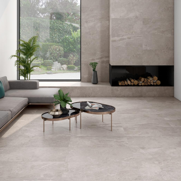 Picture of Floor tile erding, stone effect, matt, 9mm 45x90