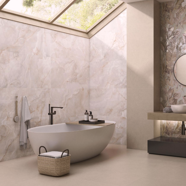 Picture of Floor tile lux noor, marble effect, glossy, 10.2mm 120x120