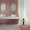 Picture of Floor tile crystal, marble effect, matt, 9mm 60x120