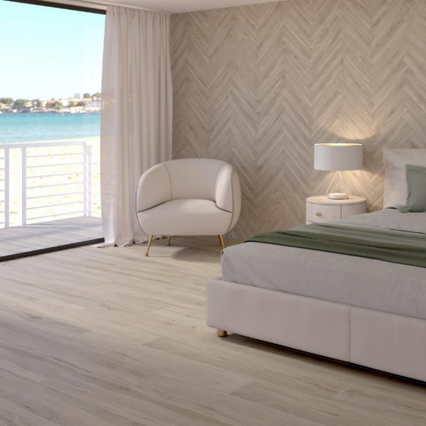 Picture of Floor tile rovere, wood effect, matt, 9mm 20x120