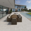 Picture of Floor tile luna off white, concrete effect, matt, 30x60