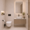 Picture of Floor tile sterlina cream, marble effect, matt, 60x60
