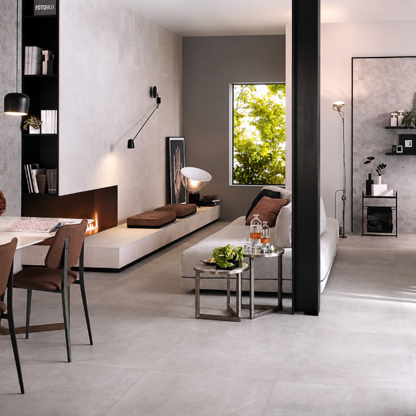 Picture of Floor tile concort, concrete effect, matt, 60x60