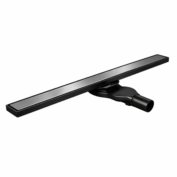 Picture of Pd2 drain, stainless steel, side outlet, black, 900mm