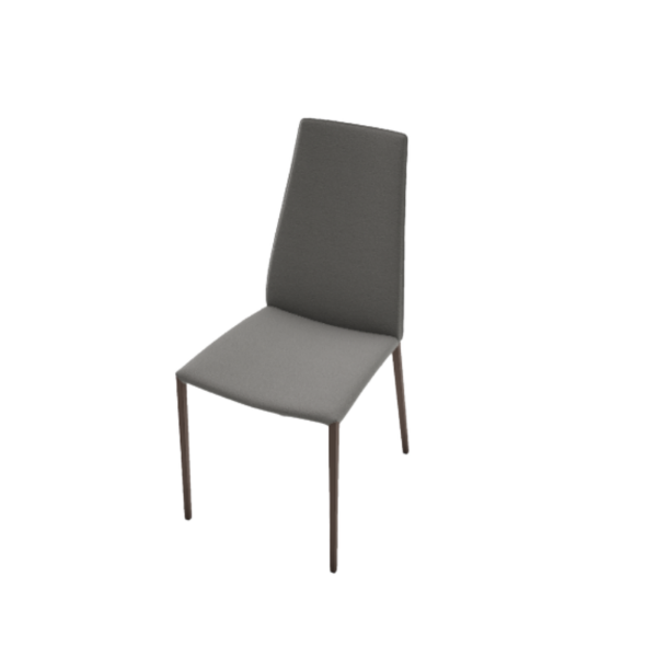 Picture of Chair, aida, metal legs matt taupe, taupe