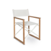 Picture of Chair, alor, teak natural, white, 58.5x59.8x84.15cm