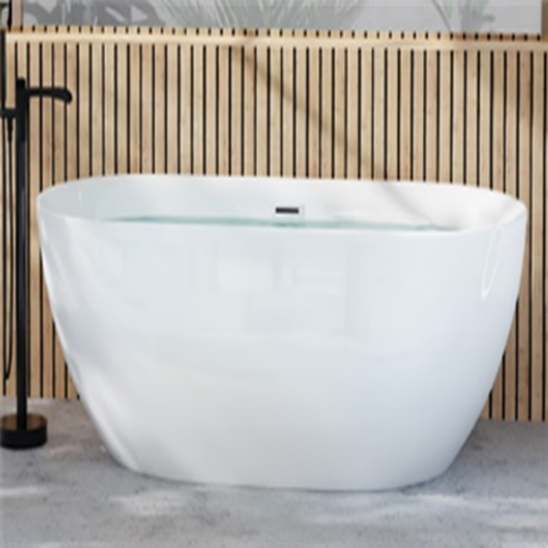 Picture of Acro bathtub, acrylic, freestanding, black, matte, 170x75x80