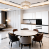 Picture of Kitchen, sanny, dx, emily cemento perla+anthracite, 300x240cm