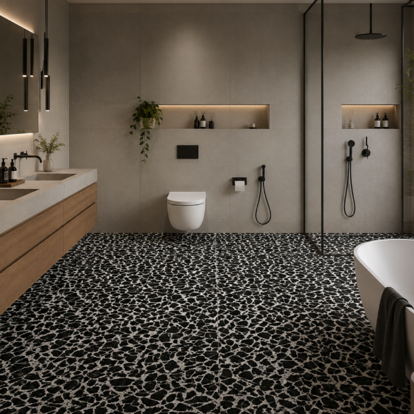 Picture of Floor tile 758621 prove, stone effect, matt, 80x80